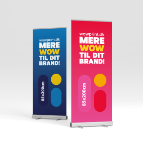 Roll-up. inkl print. leveret imorgen 