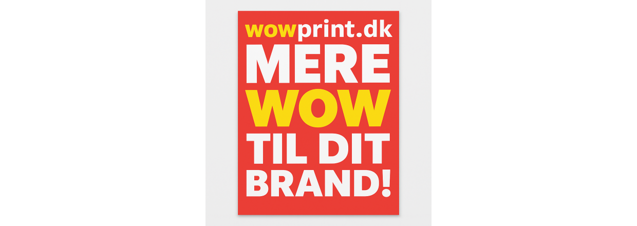 Sdan bruger du plakater til at skabe blikfang og styrke din visuelle markedsfring