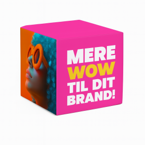 Puf med logo tryk  Cube / Kvadratisk