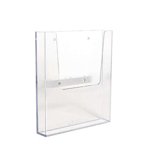 Crown Truss 10x10, Brochure dispenser A4 with fitting - white