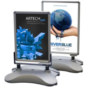 Wind-Sign Waterbase Basic Gadeskilt - A1 - slv