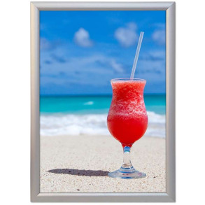 Klikramme med 20mm aluminium profil, slv - 70 x 100 cm