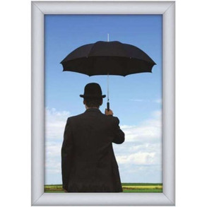 Watersafe Klikramme med 35mm aluminium profil, slv - A1