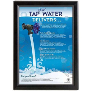 Opti Klikramme med 14mm aluminium profil, slv - A4