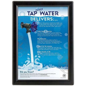 Opti Klikramme med 14mm aluminium profil, slv - A6