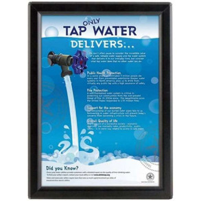 Opti Klikramme med 14mm aluminium profil, slv - A5