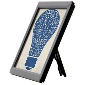 Photo Klikramme med 14mm aluminium profil, sort - A6