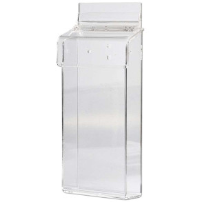 Akryl brochureholder boks udendrs - vertikal - M65