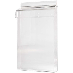 Akryl brochureholder boks udendrs - vertikal - A4