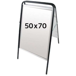 Expo Sign Standard Gadeskilt - 50x70 cm - sort