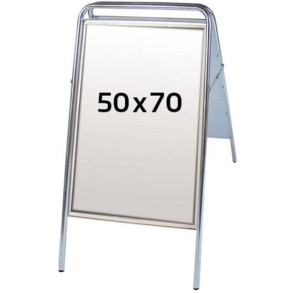 Expo Sign Standard Gadeskilt - 50x70 cm - slv