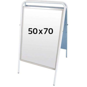 Expo Sign Standard Gadeskilt - 50x70 cm - hvid