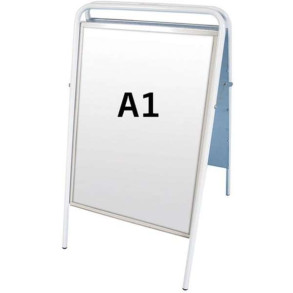 Expo Sign Standard Gadeskilt - A1 - hvid