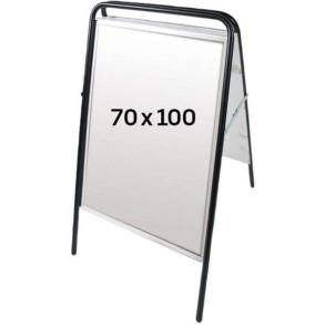 Expo Sign Standard Gadeskilt - 70x100 cm - sort
