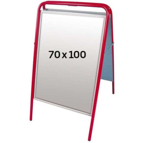 Expo Sign Standard Gadeskilt - 70x100 cm - rd