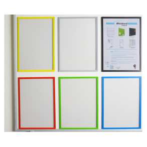 Selvklbende rammer m. dobbelt side A4 - Hvid