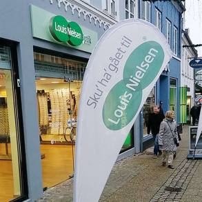 Beachflag, Outdoor Drop Flag, Medium stangsystem