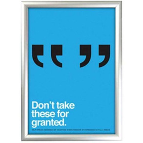 Window Alu Klikramme dobbeltsidet - 32 mm - A2 - slv