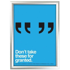 Window Alu Klikramme dobbeltsidet - 32 mm - A1 - slv