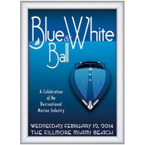 Klikramme med 25mm aluminium Security Frame profil, slv - A1