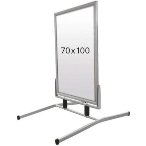 Wind-Line Basic Gadeskilt - 70x100 cm - slv