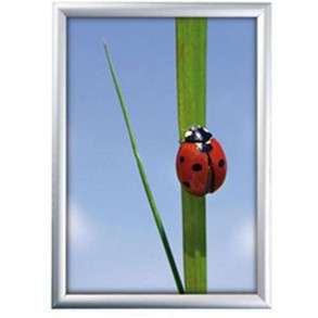 Klikramme med 25mm aluminium profil, slv - A5