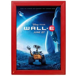 Klikramme med 32mm aluminium fladprofil, rd - A2