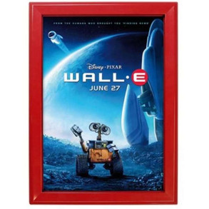 Klikramme med 32mm aluminium fladprofil, rd - 50x70 cm