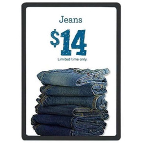 Flex Plastprisramme dobbeltsidet, sort - A5