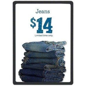 Flex Plastprisramme dobbeltsidet, sort - A3