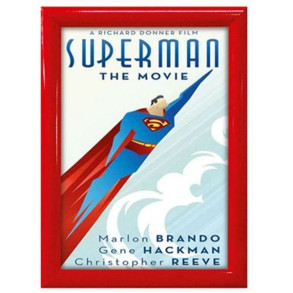 Klikramme med 25mm aluminium profil, rd - A2