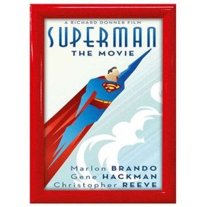 Klikramme med 25mm aluminium profil, rd - 50x70 cm