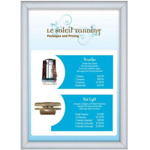 Klikramme med 30mm aluminium profil, slv - 70x100 cm