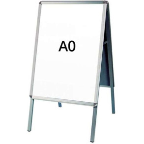 Alu-Line Rondo Gadeskilt - A0 - slv