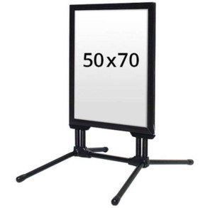 Wind-Line Budget Gadeskilt - 50x70 cm - sort