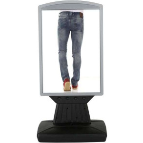 Plast Board with Foot - sort vandtank - slv top