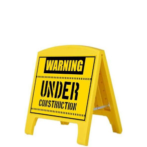 Compact Plast A-board, mini, gult