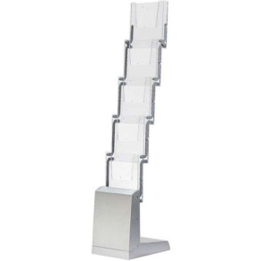 Fold-up Brochurestander - 5xA4 - 21x29.7 cm - gr